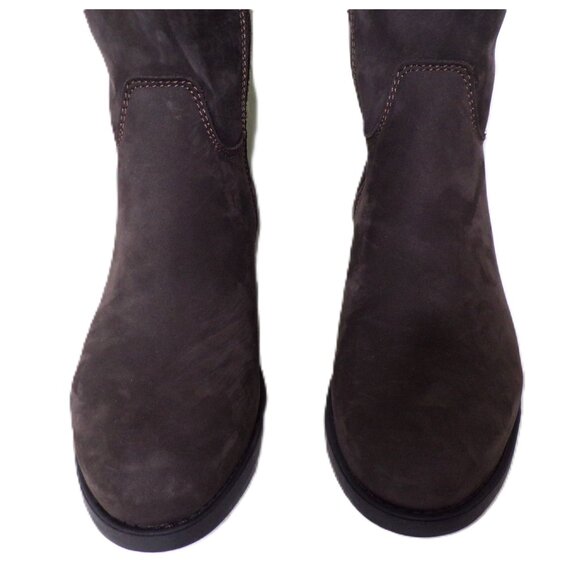 🆕 LA CANADIENNE Love Knee High Lined Waterproof Suede Boot 7 Gray - Picture 5 of 13